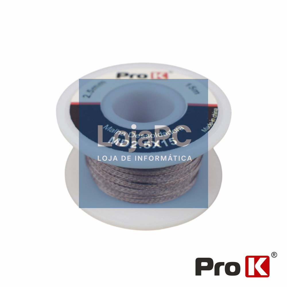Malha Dessoldadora 2.5mm 15m PROK
