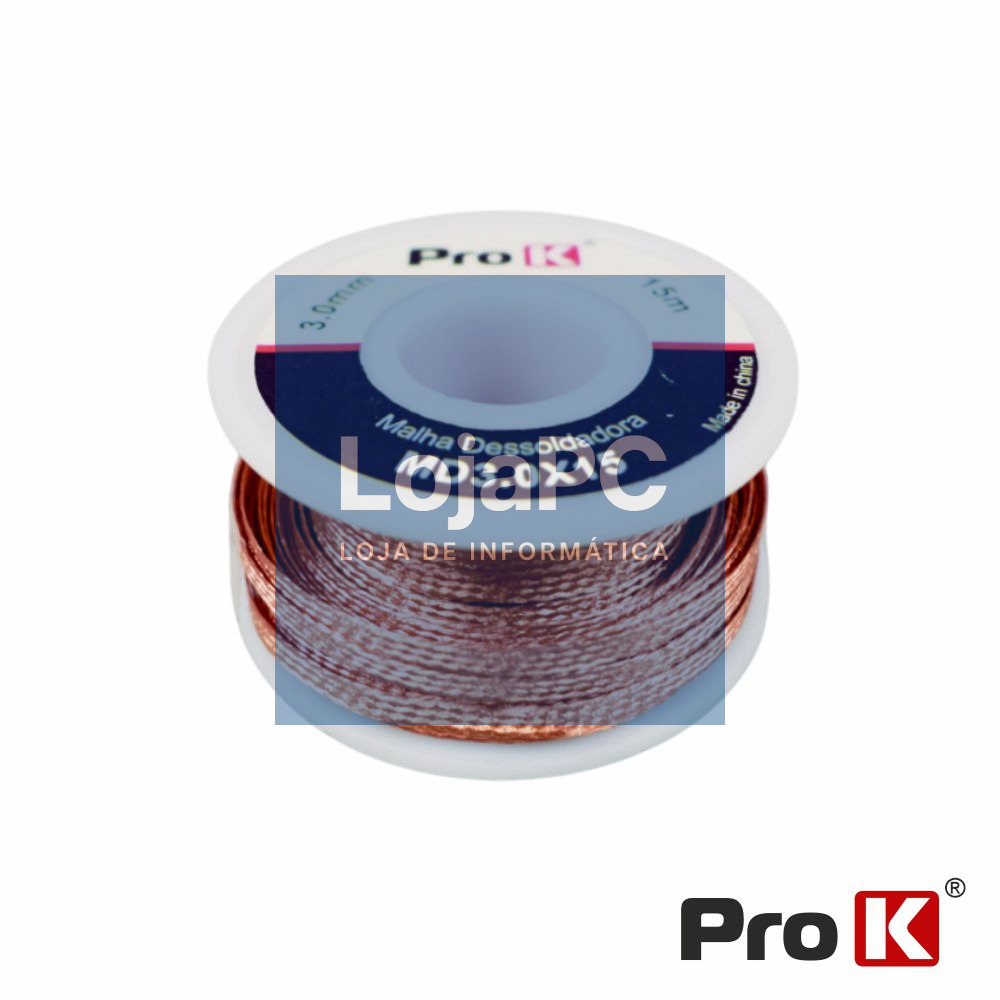 Malha Dessoldadora 3.0mm 15m PROK