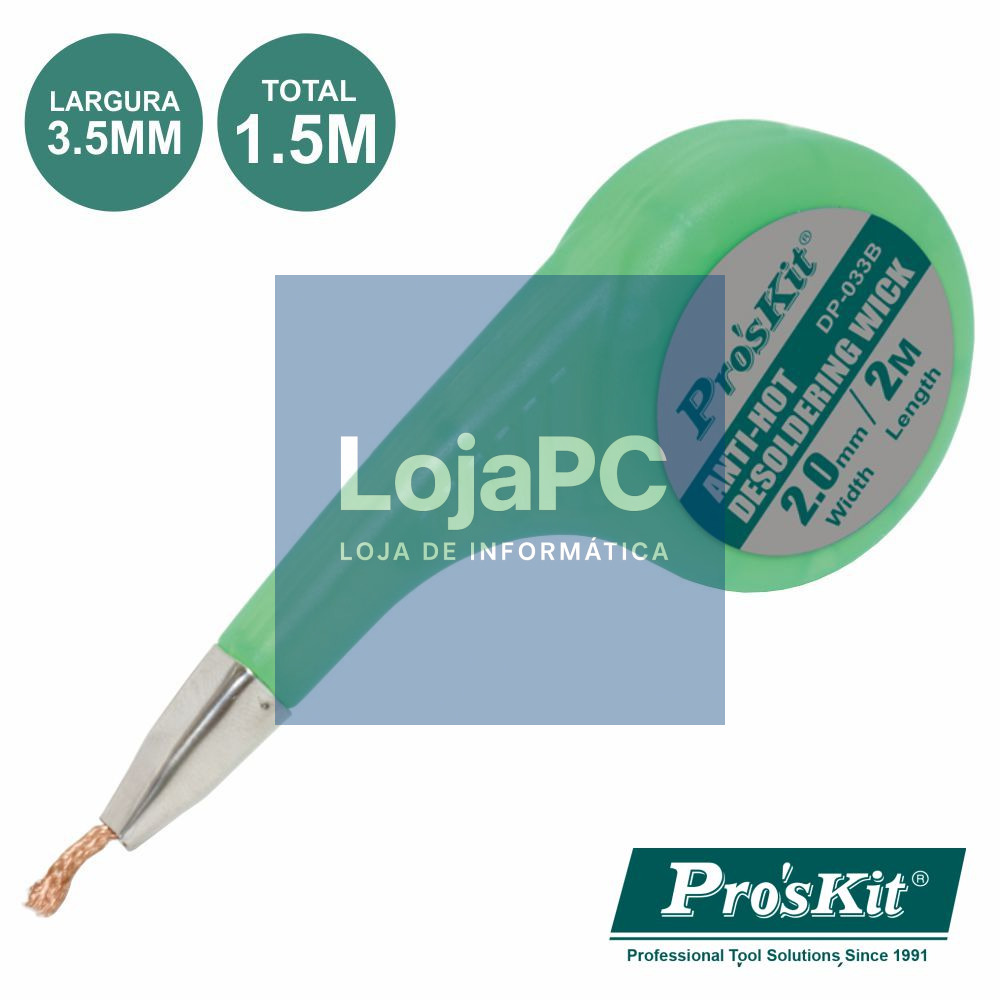 MALHA DESSOLDADORA 3.5MM 1.5M PROSKIT