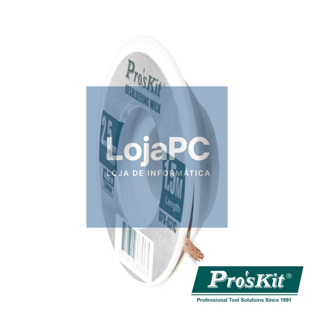 MALHA DESSOLDADORA 2.5MM 1.5M PROSKIT