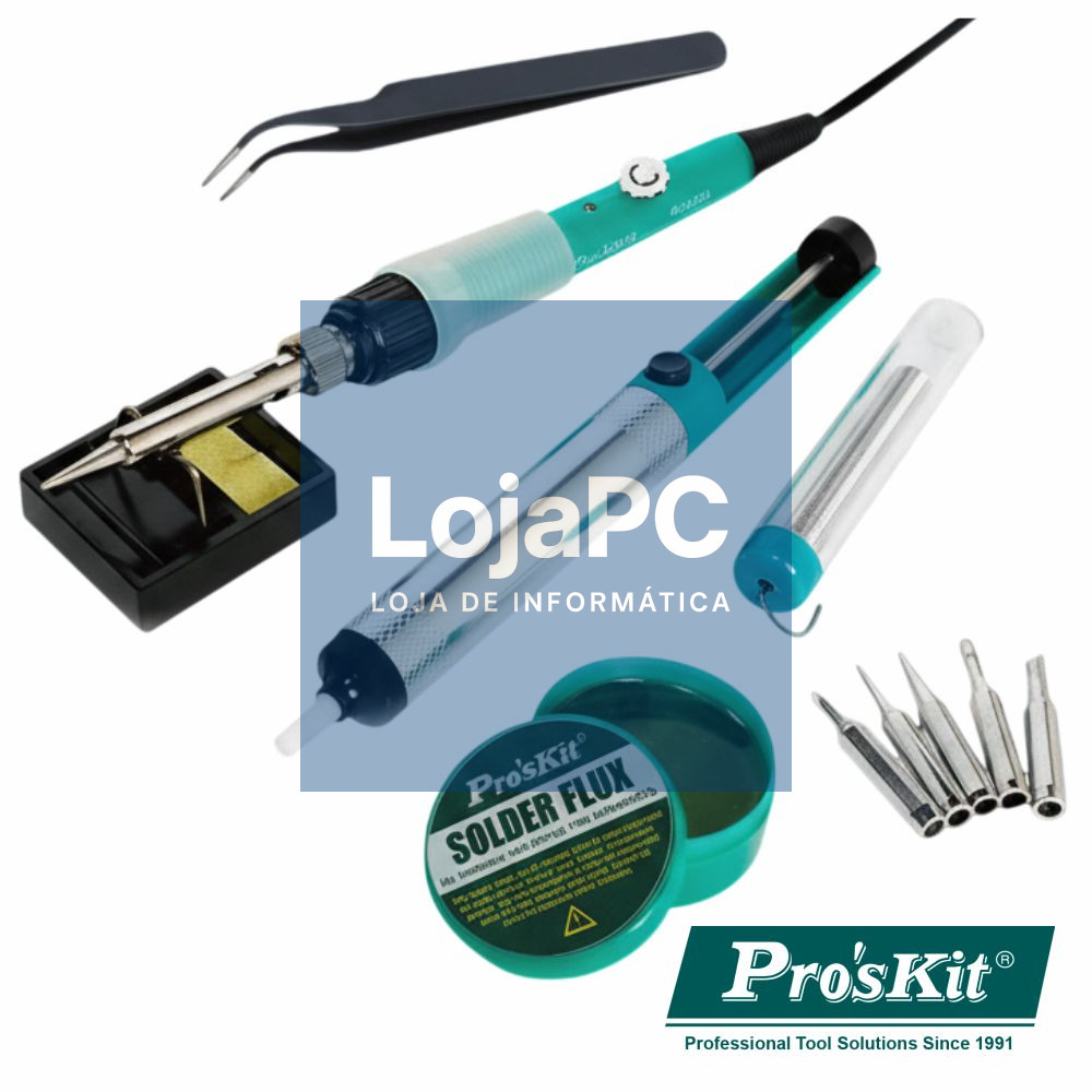Conjunto de Ferramentas de Soldadura PROSKIT
