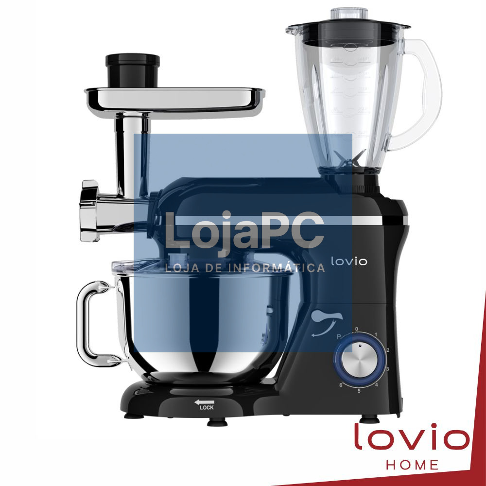 Robô de Cozinha Multifunções 1900W C/ Acessórios LOVIO
