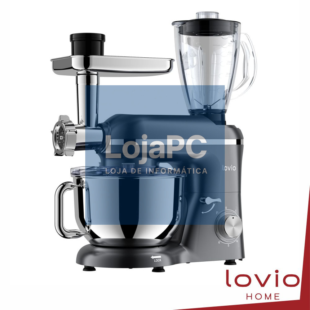 Robô de Cozinha Multifunções 1900W C/ Acessórios LOVIO