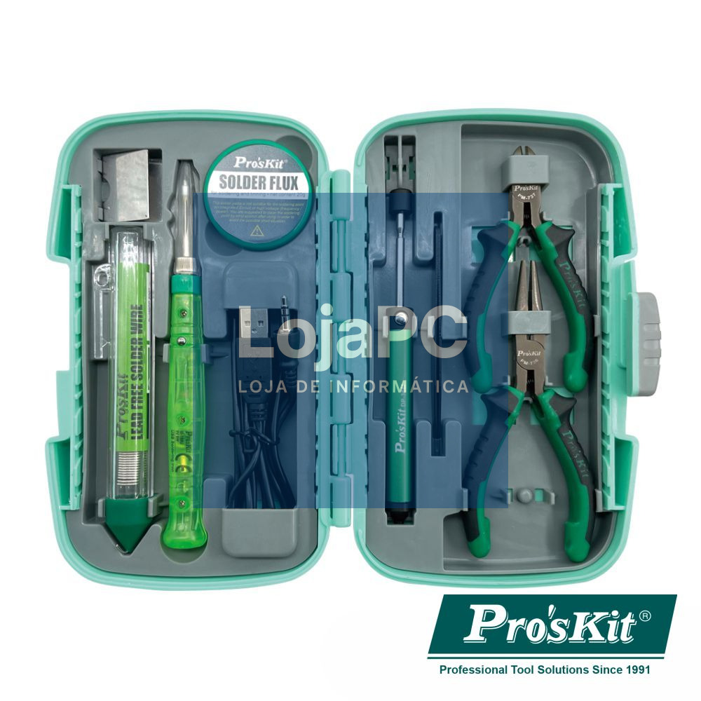 Kit Ferramentas de Soldadura C/ 8 Peças PROSKIT