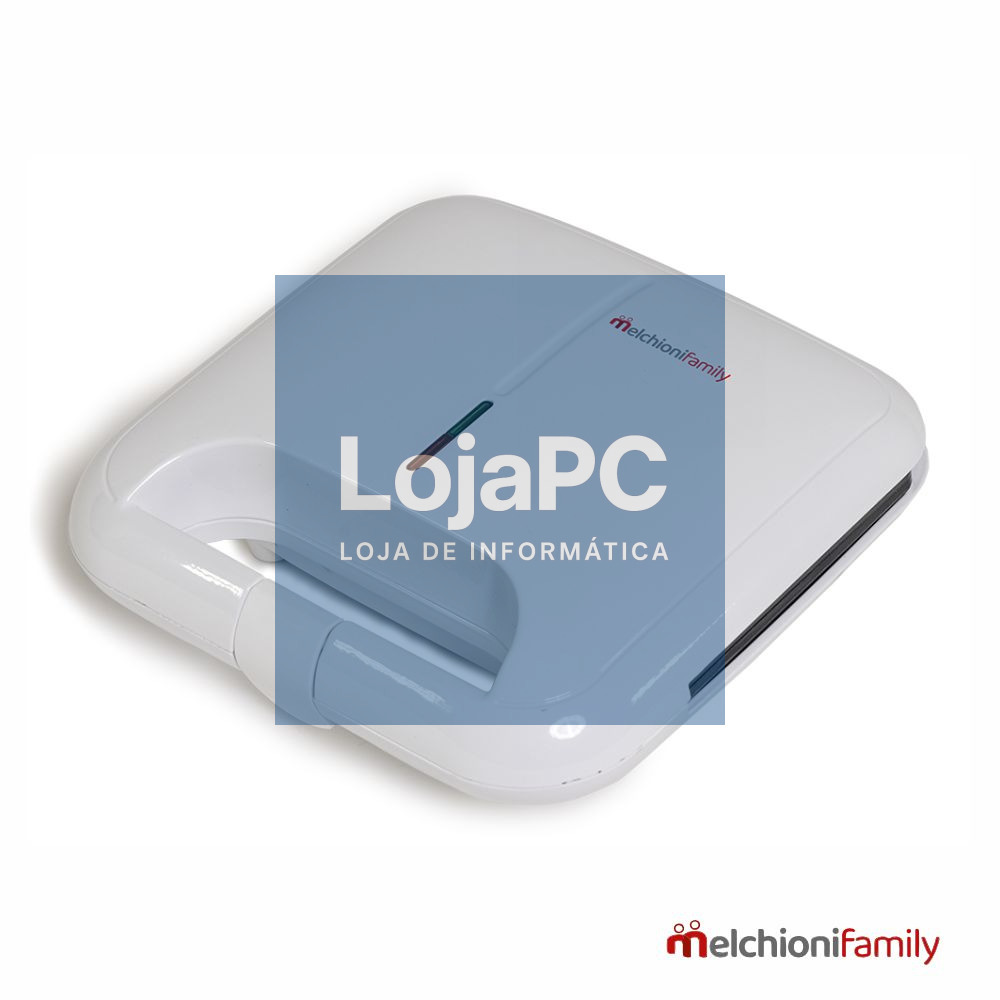 Tostadeira Anti-Aderente 750W Branca MelchioniFamily