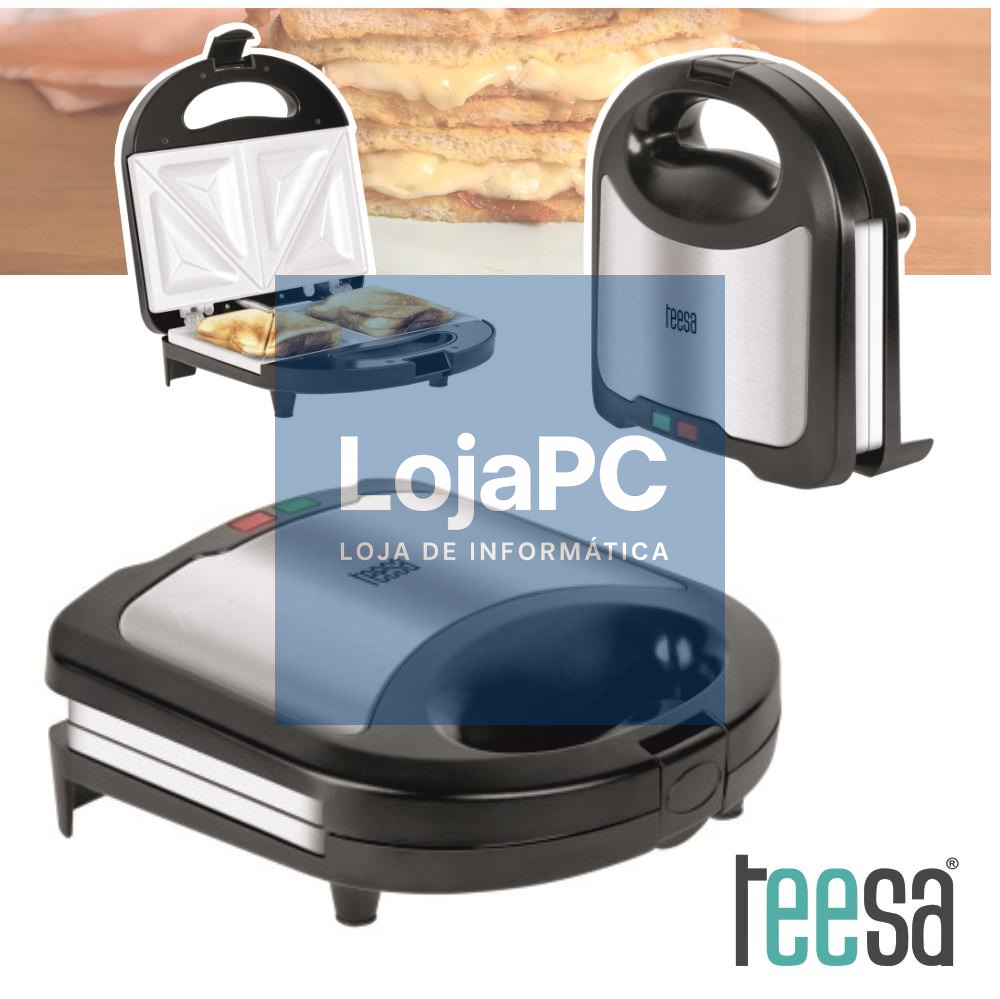 TOSTADEIRA ANTI-ADERENTE 800W TEESA