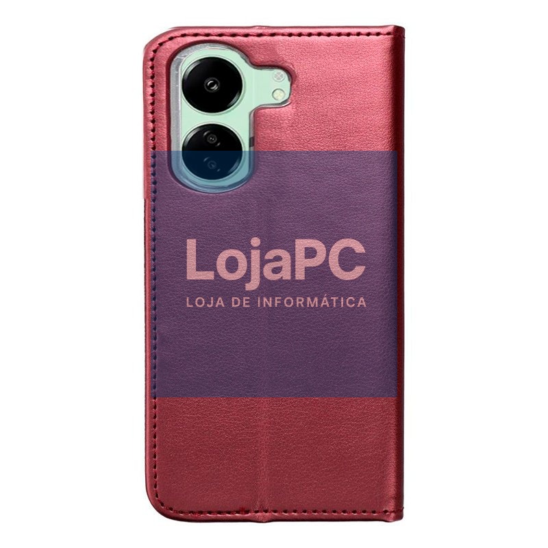 COOL Flip Cover for Xiaomi Redmi 13C / 13C 5G / Poco C65 Smooth Burgundy — imagem 3