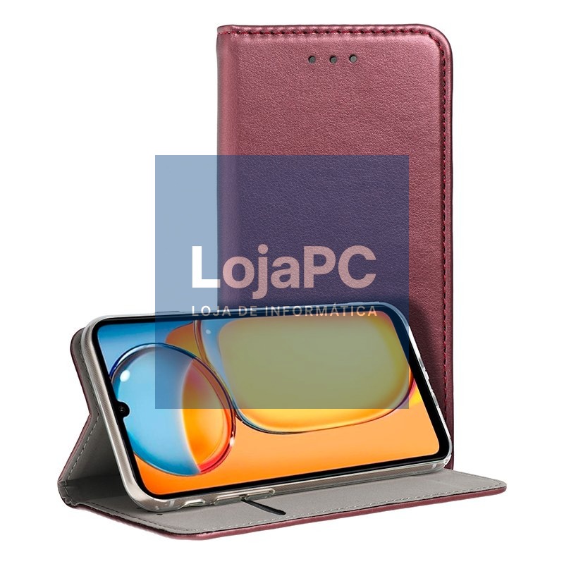 COOL Flip Cover for Xiaomi Redmi 13C / 13C 5G / Poco C65 Smooth Burgundy