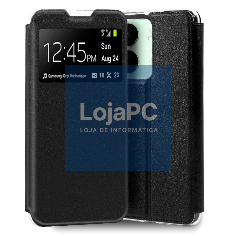 COOL Flip Cover for Xiaomi Redmi 13C / Poco C65 Smooth Black