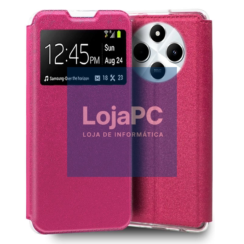COOL Flip Cover for Xiaomi Redmi 14C / Poco C75 Smooth Pink