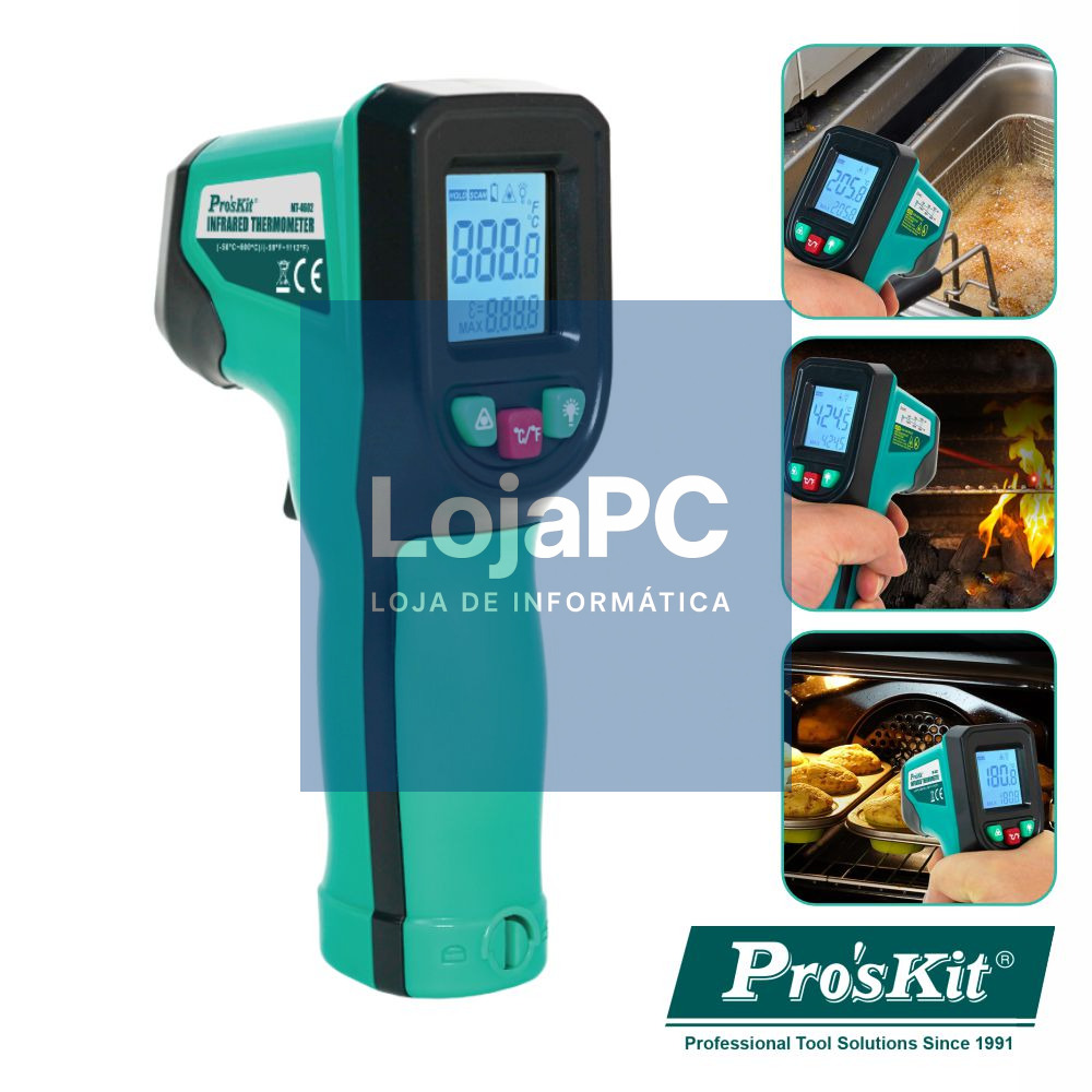 Termómetro Infravermelhos Digital C/ Laser PROSKIT