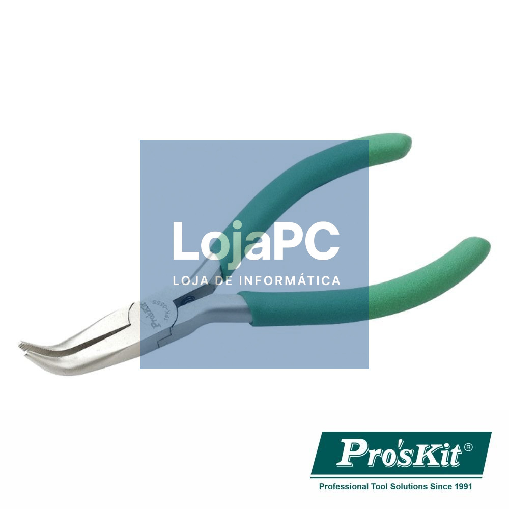 ALICATE DE PONTAS PLANAS CURVAS 130MM PROSKIT