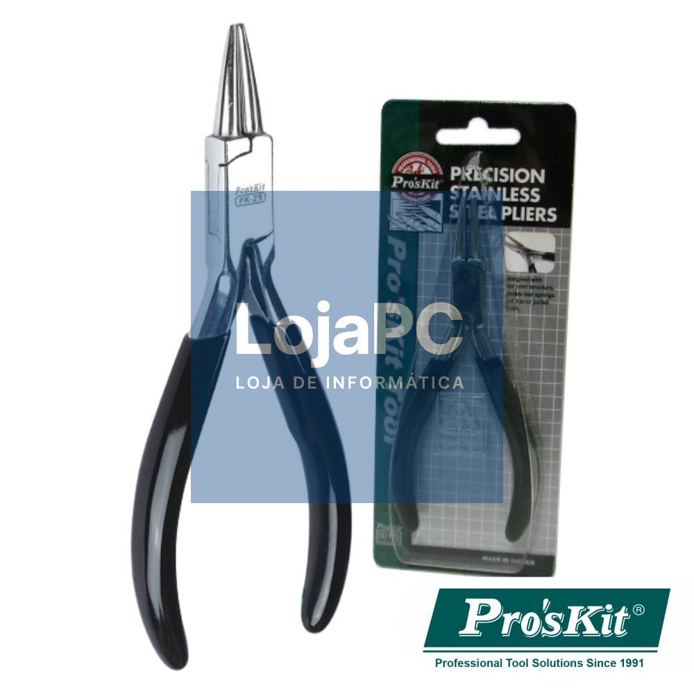 ALICATE DE PONTAS REDONDAS CURTAS 130MM PROSKIT