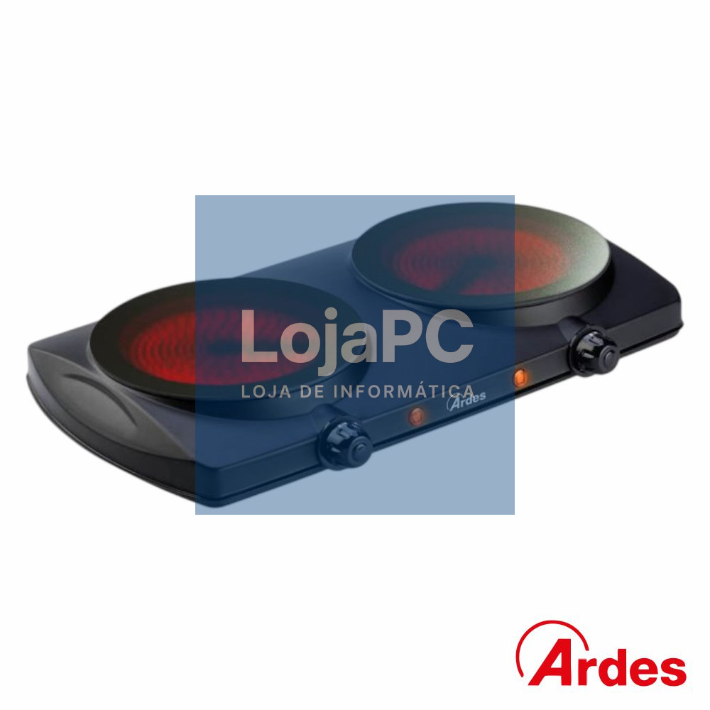 Placa de Vitrocerâmica Dupla Infravermelhos 2500W ARDES