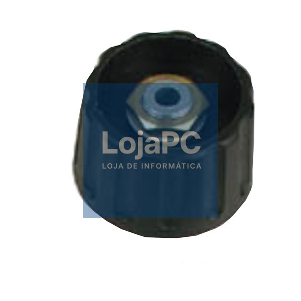 BOTÃO PRETO 21x6MM