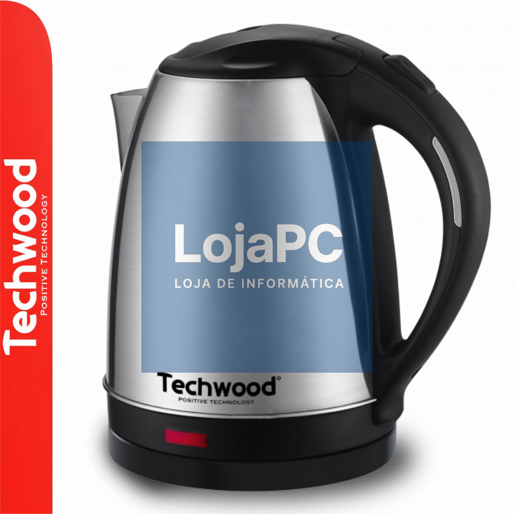 Fervedor De Água Elétrico Inox 1500W 1.8L TECHWOOD