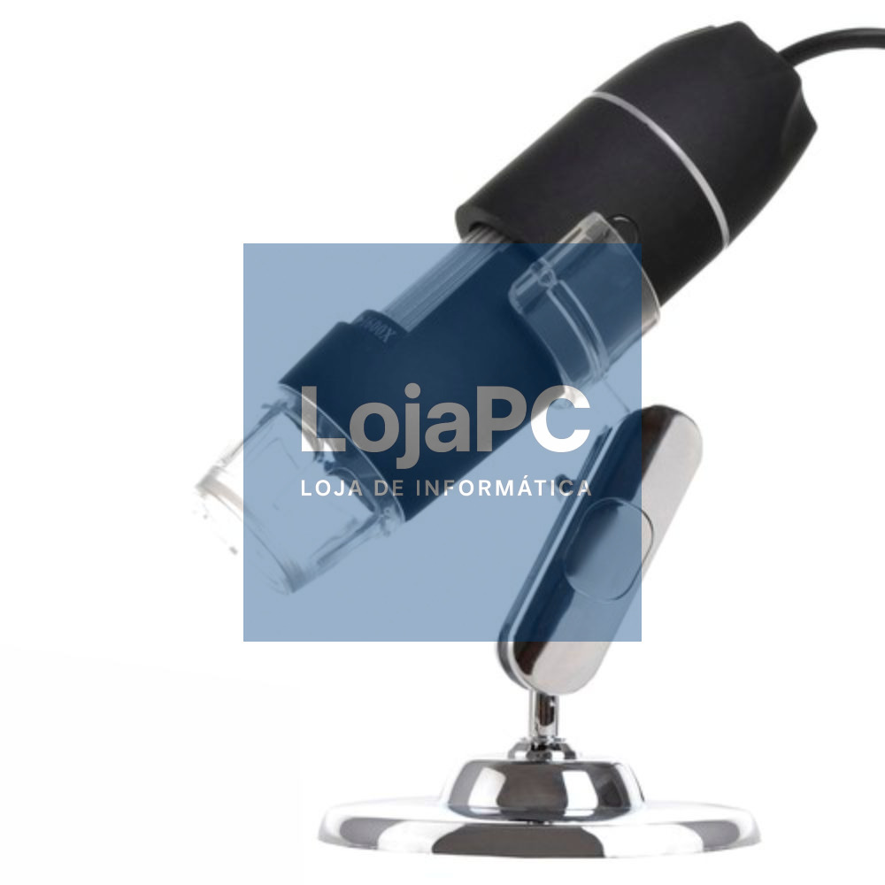 Microscópio Digital 2MP USB 8 LEDS C/ Ampliação 1600X