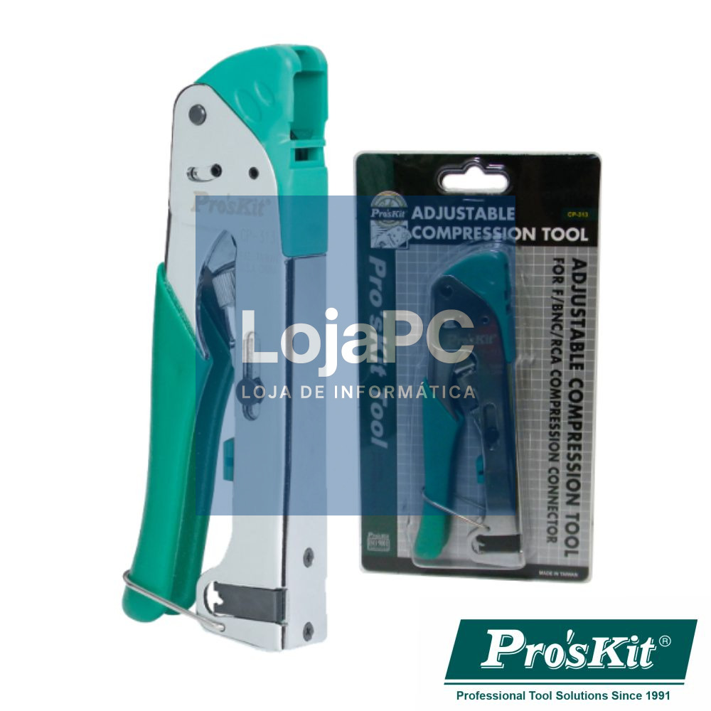 ALICATE DE CRAVAR FICHAS COMPRESSÃO PROSKIT