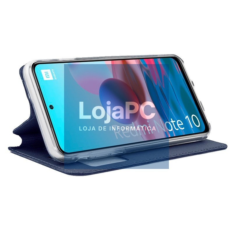 COOL Flip Cover for Xiaomi Redmi Note 10 / Note 10S / Poco M5s Smooth Blue — imagem 2