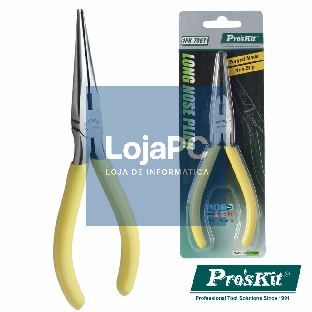 ALICATE DE PONTAS LONGAS 160MM PROSKIT