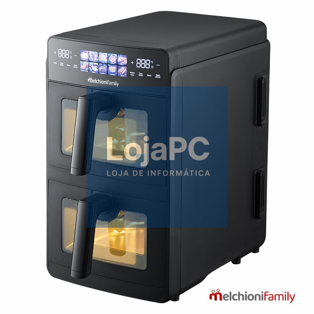 Fritadeira S/ Óleo Digital C/ Dupla Resistências 2600W 10L