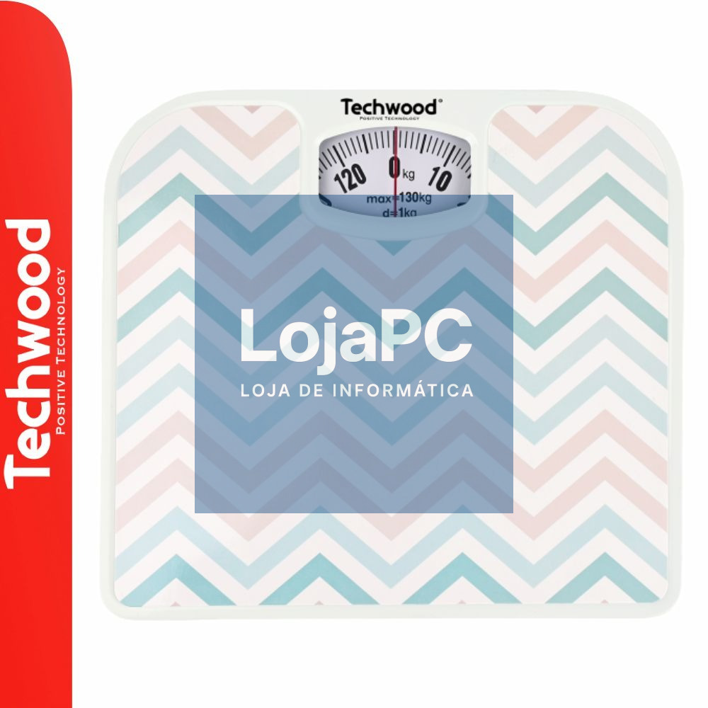 Balança Corporal 130kg Analógica TECHWOOD