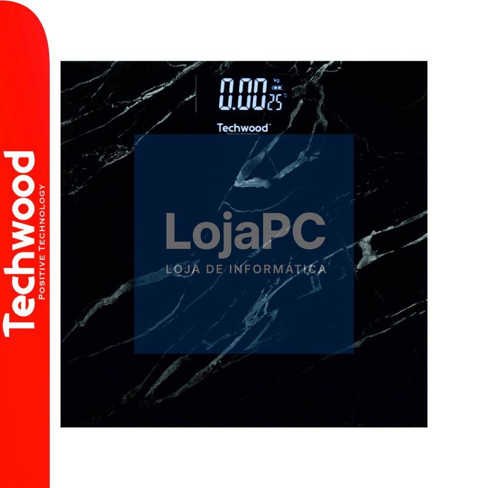 Balança Corporal 180kg Digital Vidro TECHWOOD