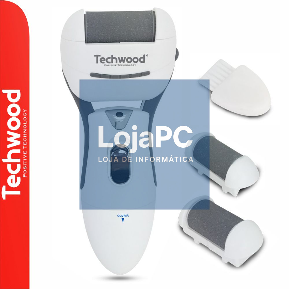Removedor de Calos C/ Escova E 2 Cabeças Extra TECHWOOD