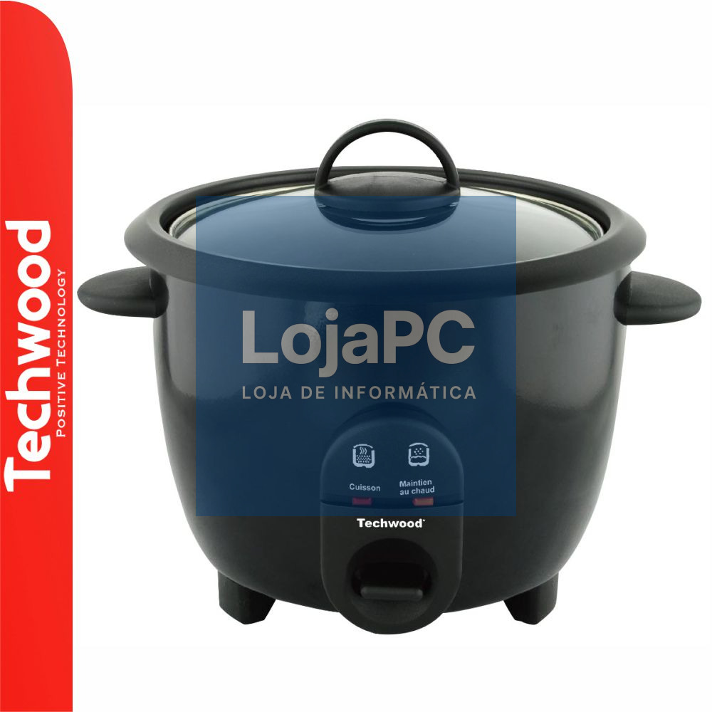 Panela Elétrica P/ Arroz 1L 400W Preto TECHWOOD