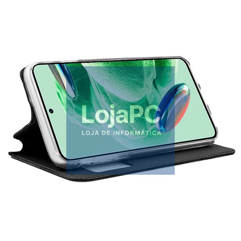 COOL Flip Cover for Xiaomi Redmi Note 12 5G / Poco X5 5G Smooth Black — imagem 2