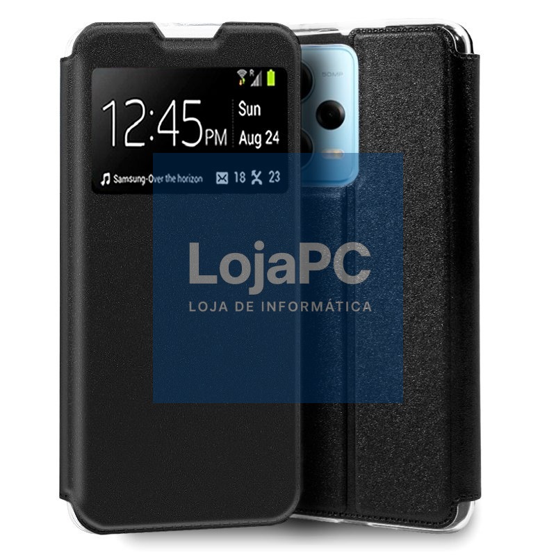 COOL Flip Cover for Xiaomi Redmi Note 12 Pro 5G Smooth Black