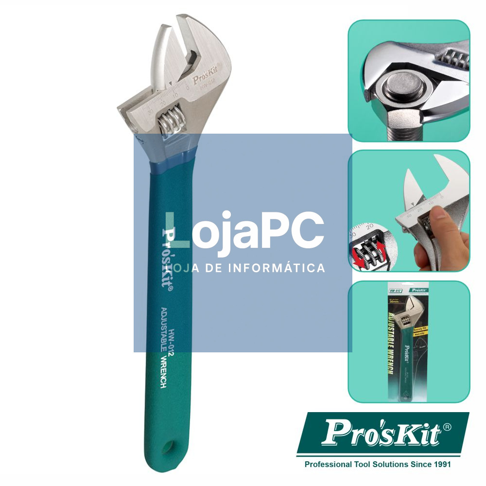 CHAVE INGLESA 12" 300MM PROSKIT