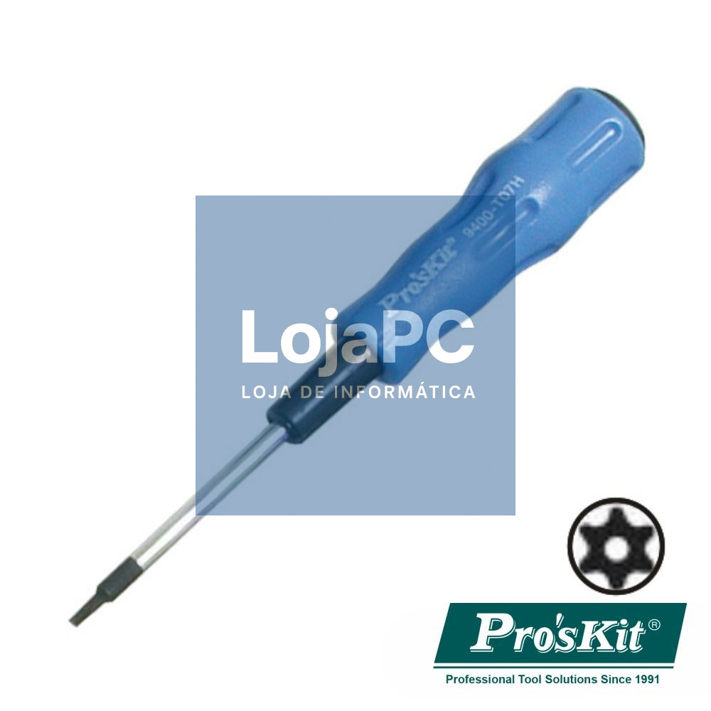 CHAVE TORX C/ FURO T07H 135MM PROSKIT