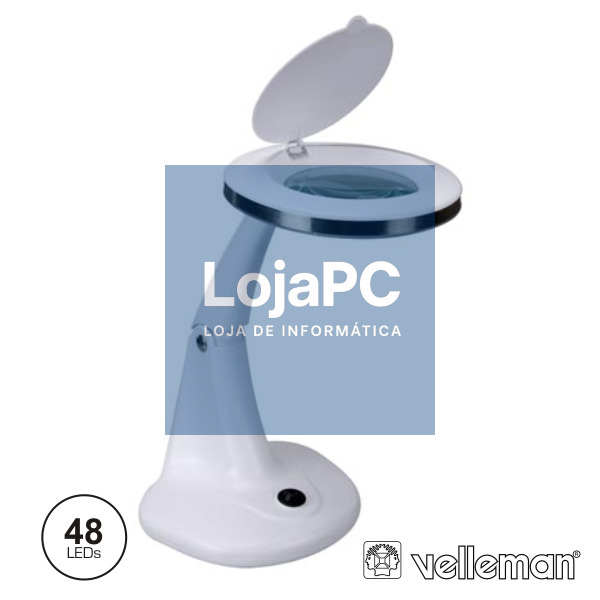 CANDEEIRO C/ LUPA SECRETÁRIA 3/12 DIOPTRIAS 48 LEDS 5W
