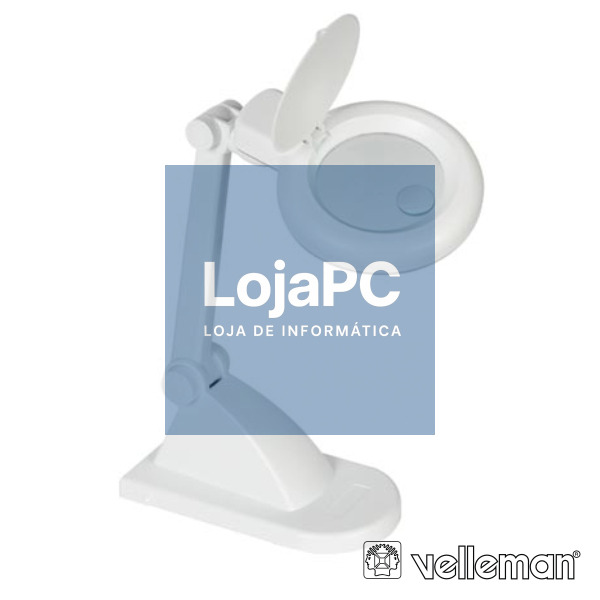 CANDEEIRO C/ LUPA SECRETÁRIA 3+12 DIOPTRIAS 12W VELLEMAN