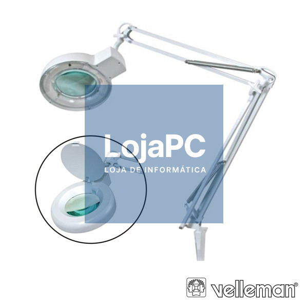 CANDEEIRO C/ LUPA BANCADA 8 DIOPTRIAS 22W BRANCO