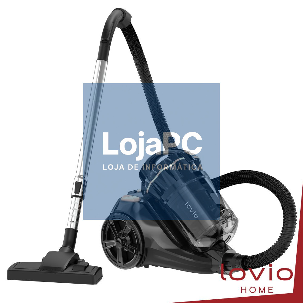 Aspirador Ciclónico S/ Saco VacuuFlex L 899W Preto LOVIO