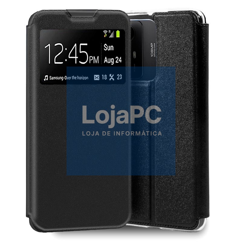 COOL Flip Cover for Xiaomi Redmi Note 12S Smooth Black