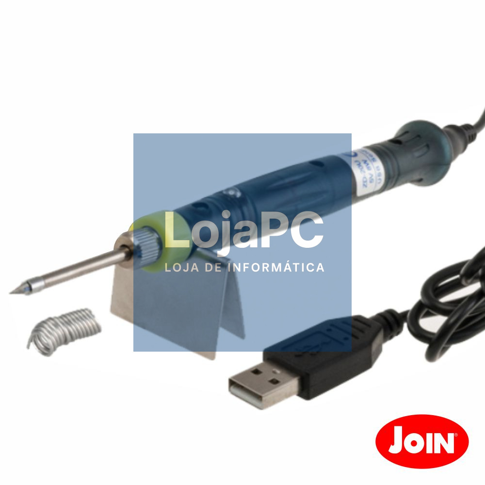 FERRO DE SOLDAR 8W C/ LIGAÇÃO USB 5V JOIN