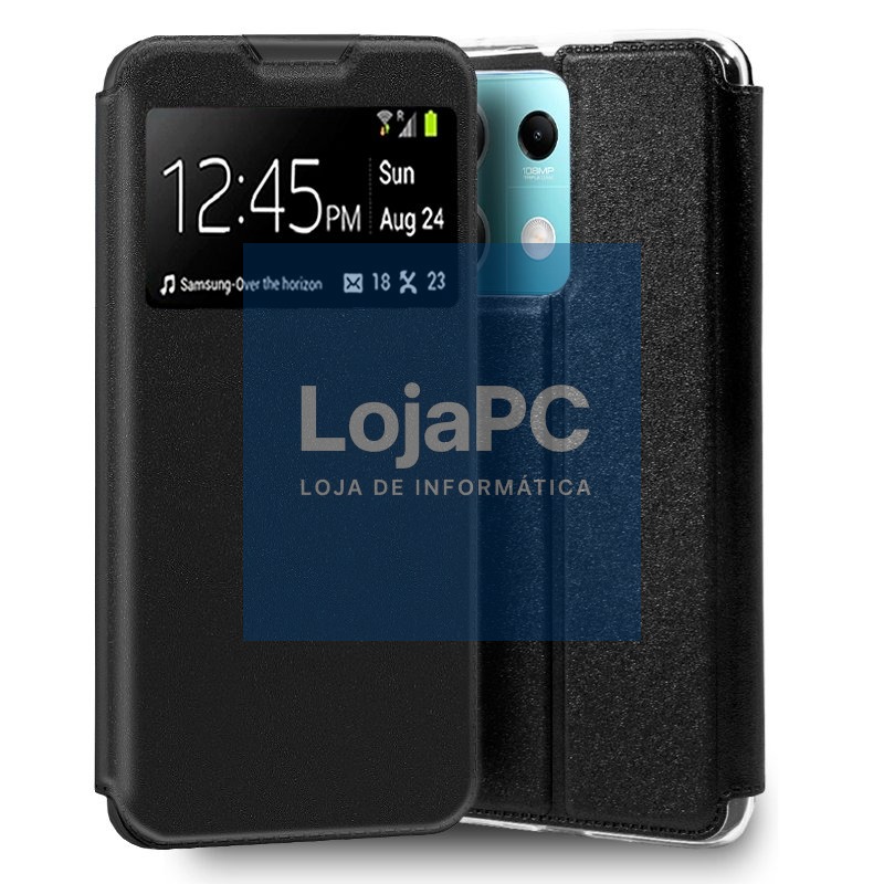 COOL Flip Cover for Xiaomi Redmi Note 13 5G Smooth Black