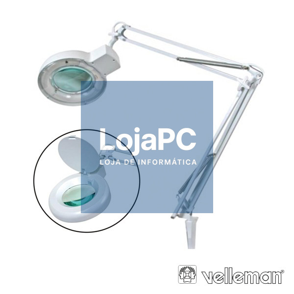 CANDEEIRO C/ LUPA BANCADA 5 DIOPTRIAS 22W BRANCO