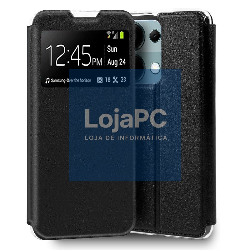 COOL Flip Cover for Xiaomi Redmi Note 13 Pro / Note 14S / Poco M6 Pro Smooth Black