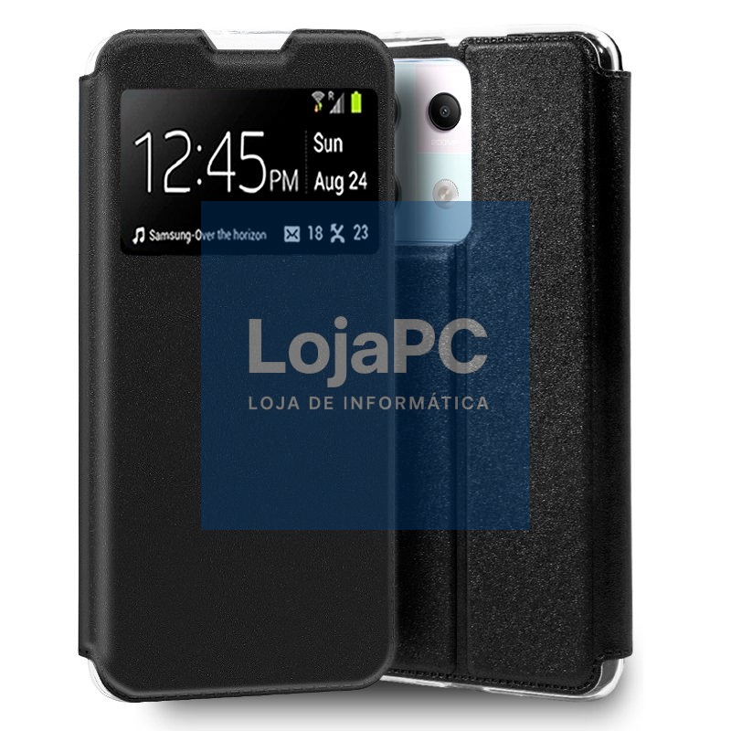 COOL Flip Cover for Xiaomi Redmi Note 13 Pro 5G / Poco X6 5G Smooth Black