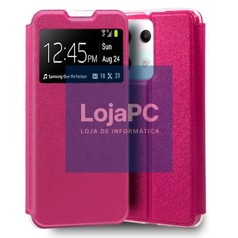 COOL Flip Cover for Xiaomi Redmi Note 13 Pro 5G / Poco X6 5G Smooth Pink