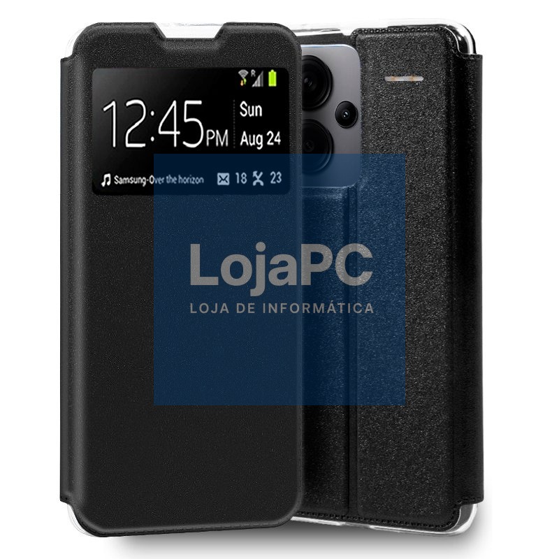 COOL Flip Cover for Xiaomi Redmi Note 13 Pro Plus 5G Smooth Black