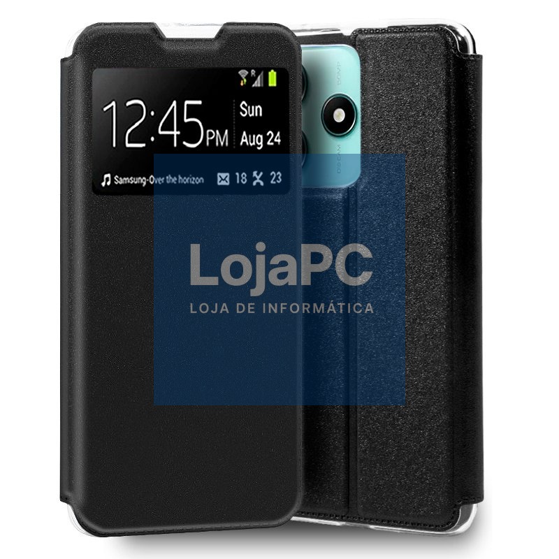 COOL Flip Cover for Xiaomi Redmi Note 14 5G Smooth Black