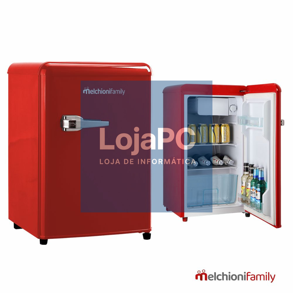 Mini Frigorífico C/ Compressor 45L Vermelho MelchioniFamily