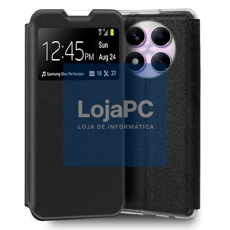 COOL Flip Cover for Xiaomi Redmi Note 14 Pro Smooth Black
