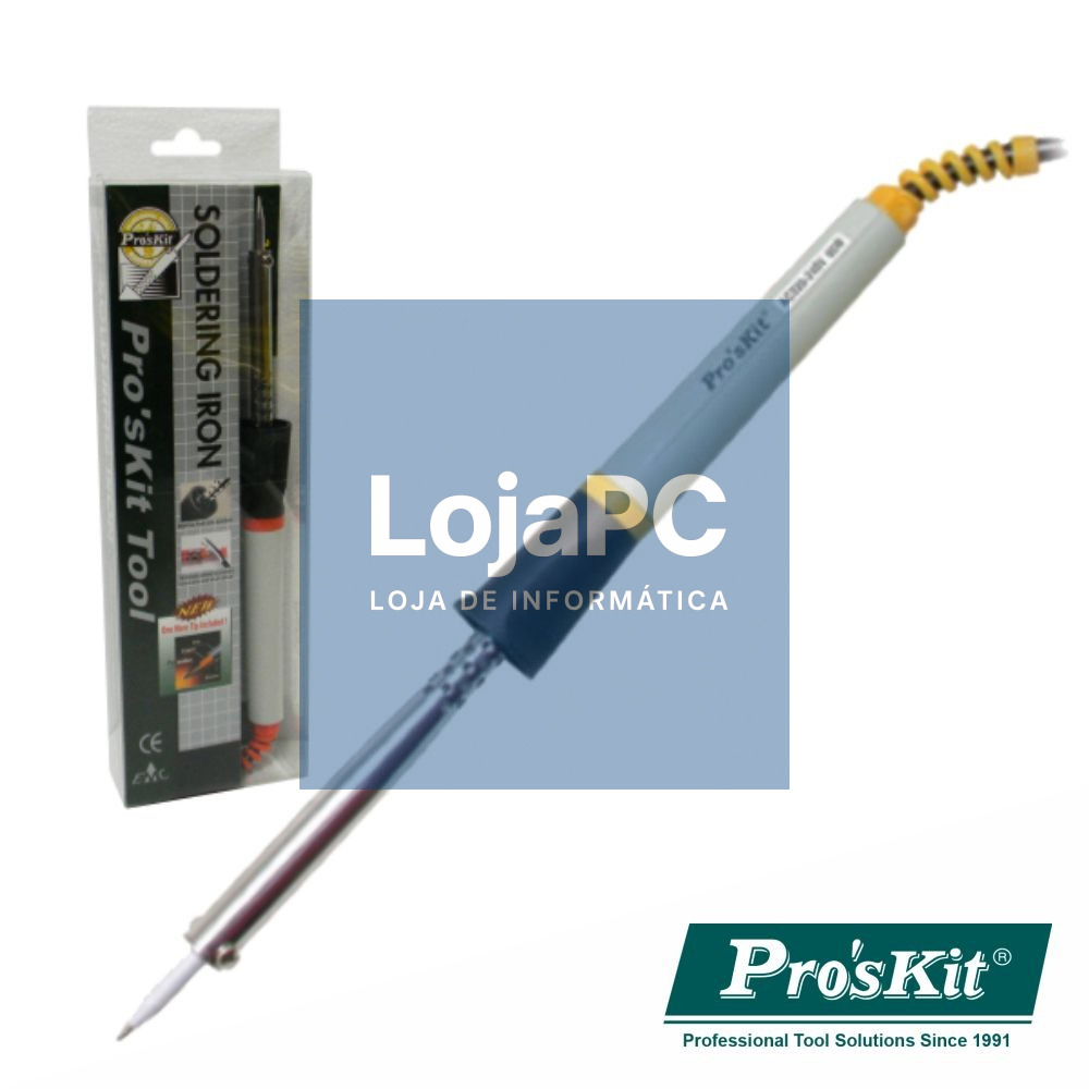 FERRO DE SOLDAR 60W RESISTÊNCIA CERÂMICA PROSKIT