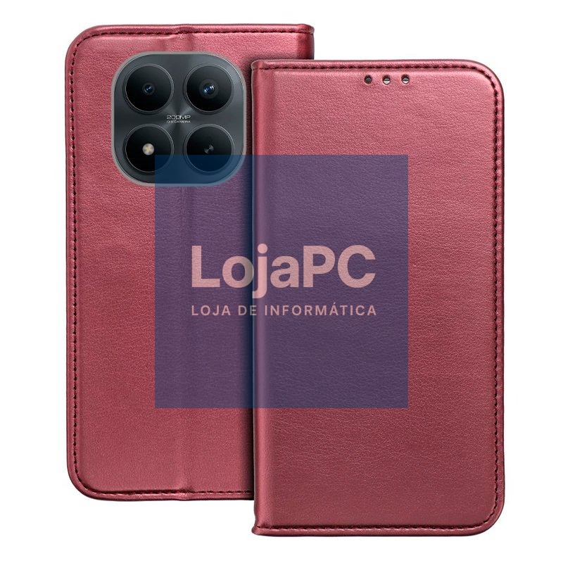 COOL Flip Cover for Xiaomi Redmi Note 15 Pro Plus 5G / Poco M8 Pro 5G Smooth Burgundy — imagem 2